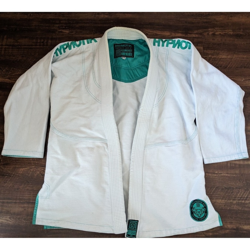 Hypnotik Pro Max 420 GI Jacket Size F4 MMA Top Base Series White Jiu Jitsu